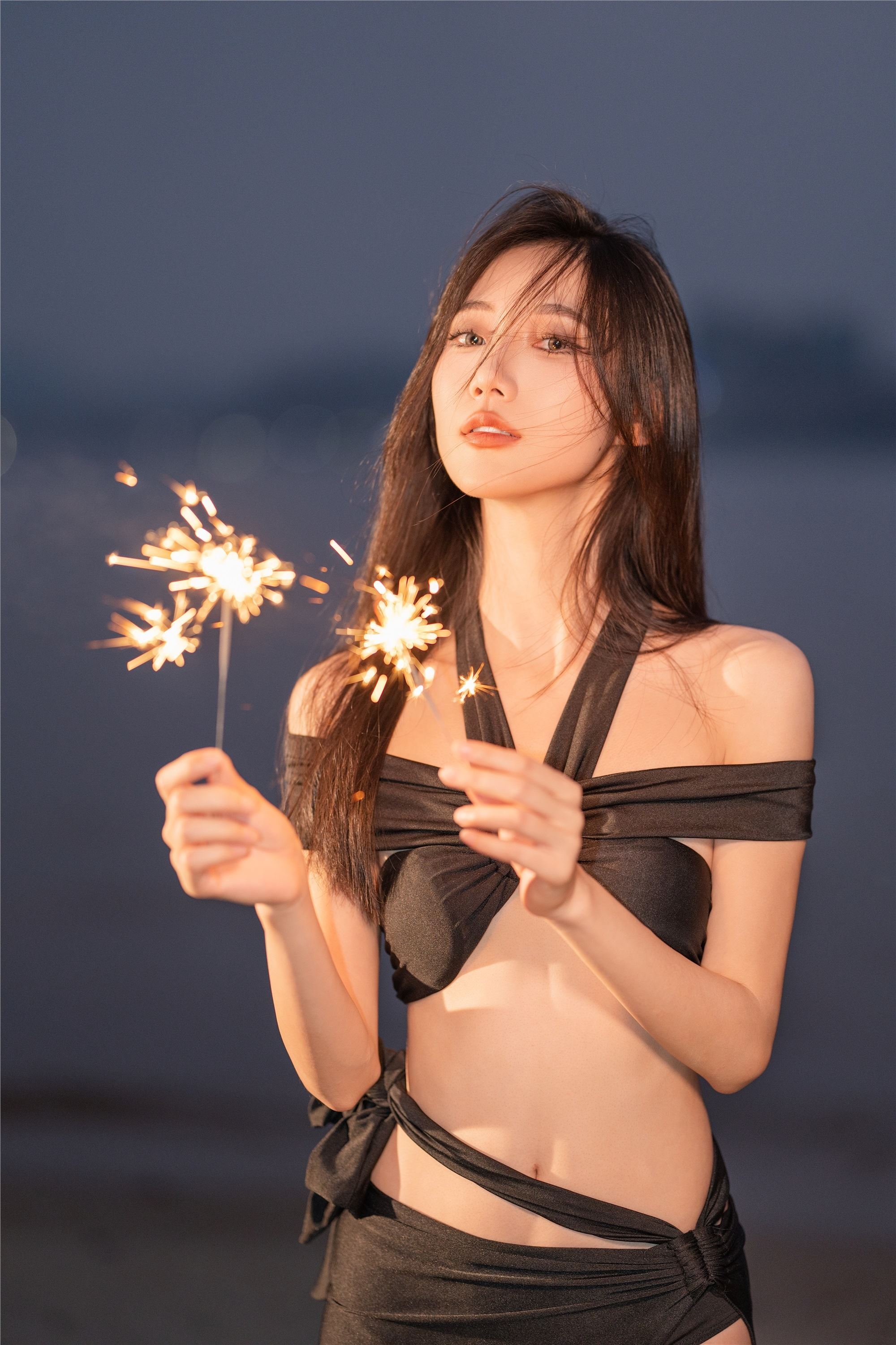 YITUYU艺图语 2025.01.06 夜幕下的海边少女 o1ne万